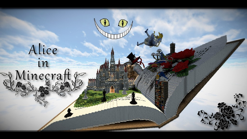 Illustration for article titled Alice In Wonderland-Based Minecraft Build is Kinda Magnificent